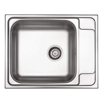 Deante ZEO_011B - Virtuvės kriauklė SOUL 50x63 cm satinas