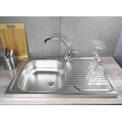 Deante ZM5_3110 - Virtuvės kriauklė TANGO 50x80 cm decor