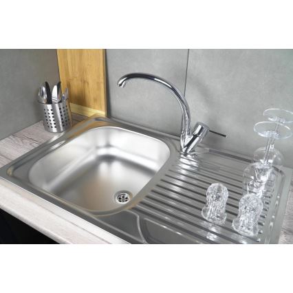 Deante ZM5_3110 - Virtuvės kriauklė TANGO 50x80 cm decor