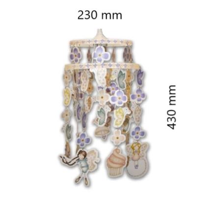 Decofun 70-114 - Vaikiškas šviestuvas vaikiškam sietynui HEIRLOOM E27 430x230 mm