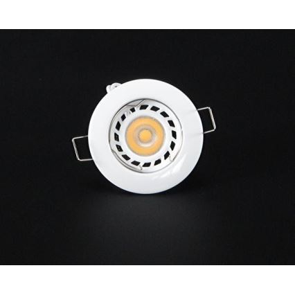 Deko-Light 120017 - Įleidžiamas šviestuvas RUND 1xGU5,3-MR16/35W/12V balta
