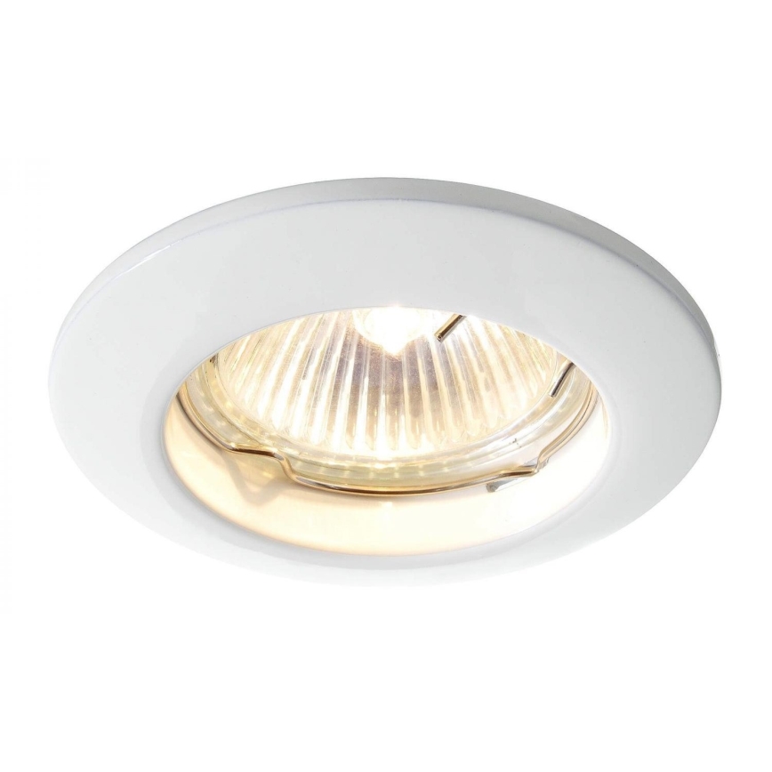 Deko-Light 120017 - Įleidžiamas šviestuvas RUND 1xGU5,3-MR16/35W/12V balta