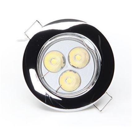 Deko-Light 120018 - Įleidžiamas šviestuvas RUND 1xGU5,3-MR16/35W/12V blizgus chromas