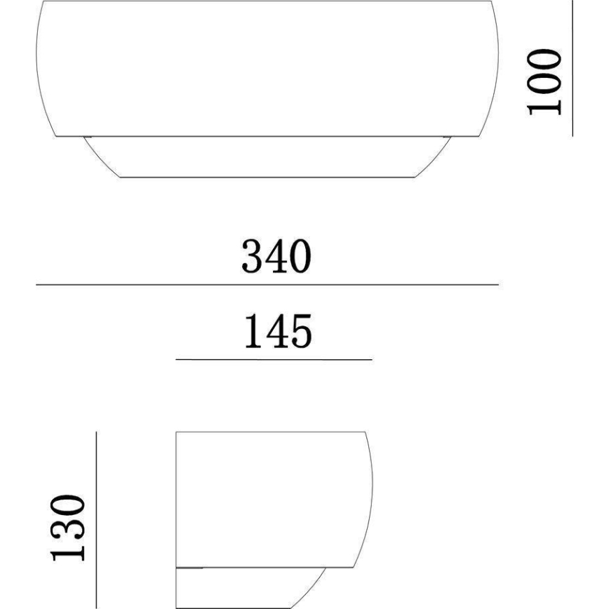 Deko-Light 341206 - Sieninis šviestuvas TWYNNDA 1xE14/40W/230V balta
