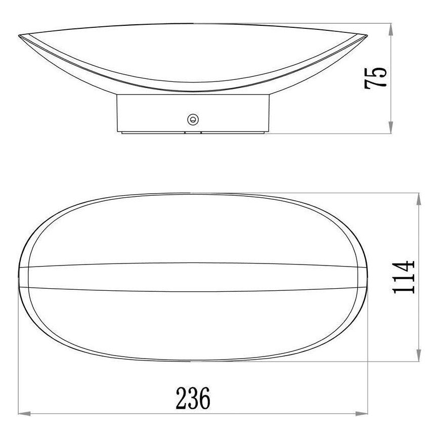 Deko-Light 731078 - LED sieninis lauko šviestuvas AVIOR LED/12,7W/230V IP54 antracitas