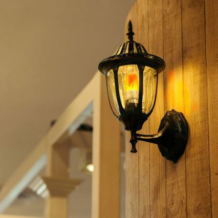 Dekoratyvinė LED elektros lemputė FLAME T60 E27/3W/230V 1400K
