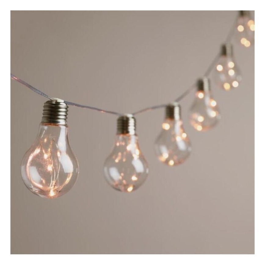 Dekoratyvinė LED girlianda SMOLDER 2,1 m 10xLED/2xAA