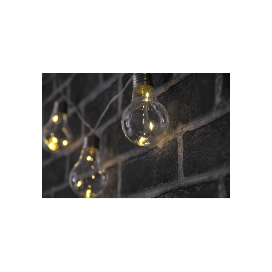 Dekoratyvinė LED girlianda SMOLDER 2,1 m 10xLED/2xAA