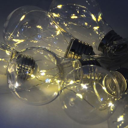 Dekoratyvinė LED girlianda SMOLDER 2,1 m 10xLED/2xAA