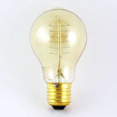 Dekoratyvinė pritemdoma elektros lemputė VINTAGE A19 E27/40W/230V