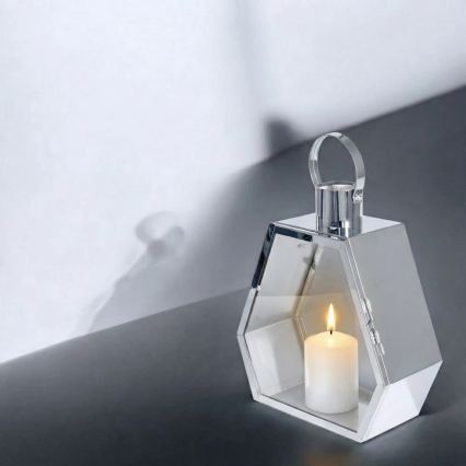 Dekoratyvinė žibintė PALACE 43 cm, blizgus chromas