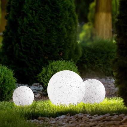 Dekoratyvinis lauko šviestuvas GARDEN BALL 1xE27/40W/230V IP65 d. 25 cm