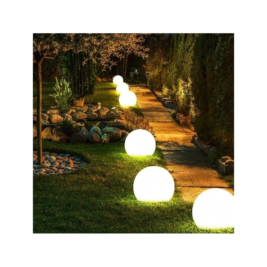 Dekoratyvinis lauko šviestuvas GARDEN BALL 1xE27/40W/230V IP65 d. 38 cm