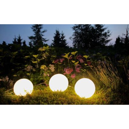 Dekoratyvinis lauko šviestuvas GARDEN BALL 1xE27/40W/230V IP65 d. 38 cm