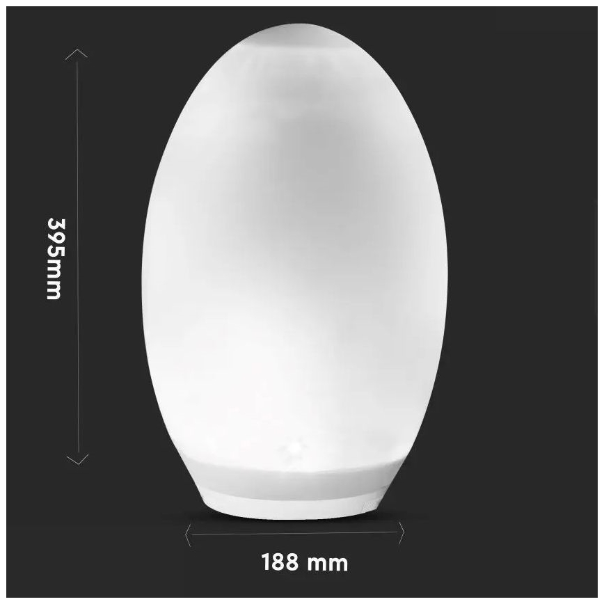 Dekoratyvinis, saulės energija įkraunamas LED RGB šviestuvas 0,2W/1xAA IP44