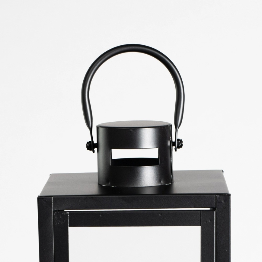 Dekoratyvinis žibintas 49 cm, juodos spalvos