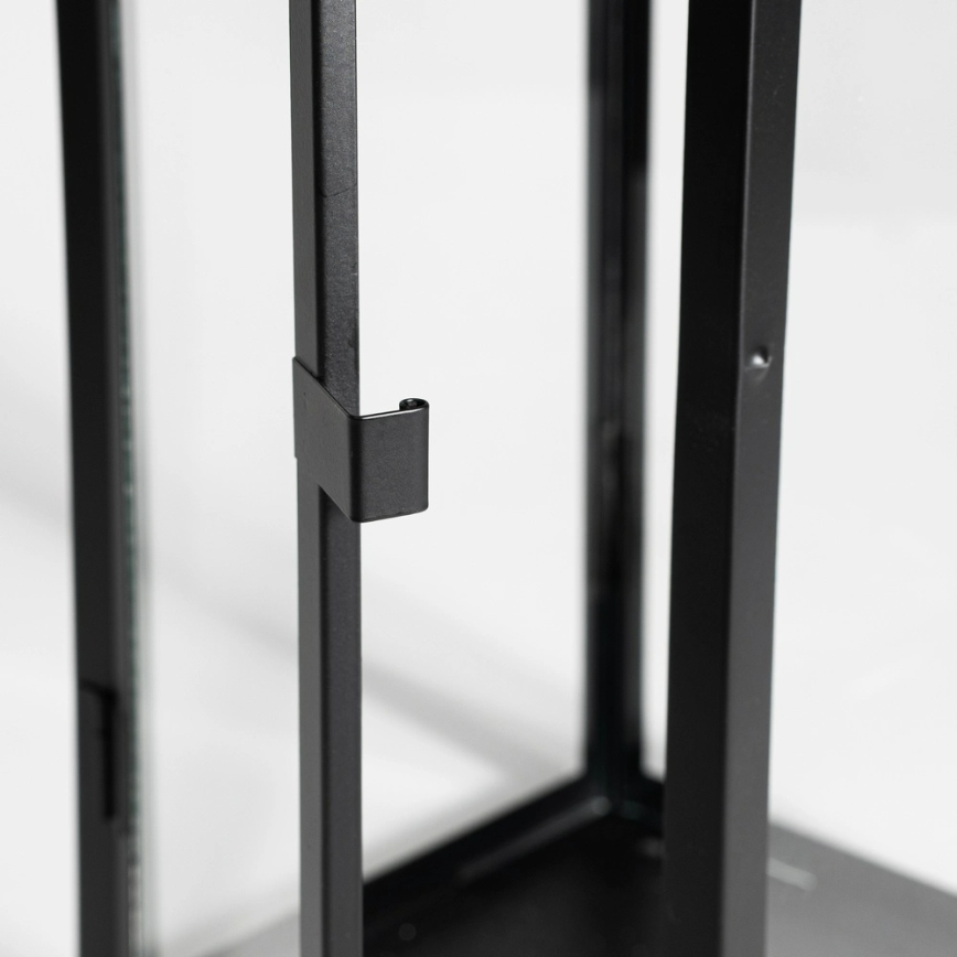 Dekoratyvinis žibintas 49 cm, juodos spalvos