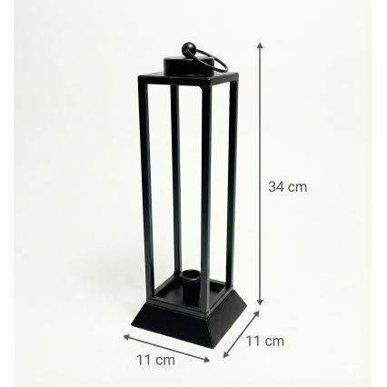 Dekoratyvinis žibintas HALL 34 cm juodas