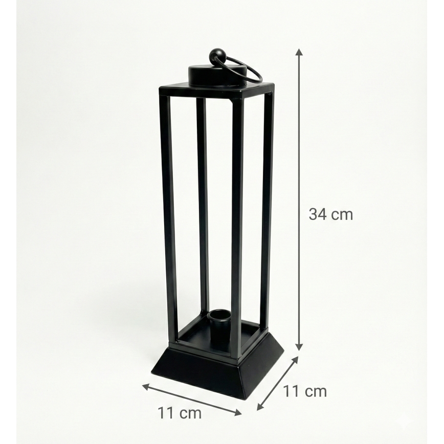 Dekoratyvinis žibintas HALL 34 cm juodas