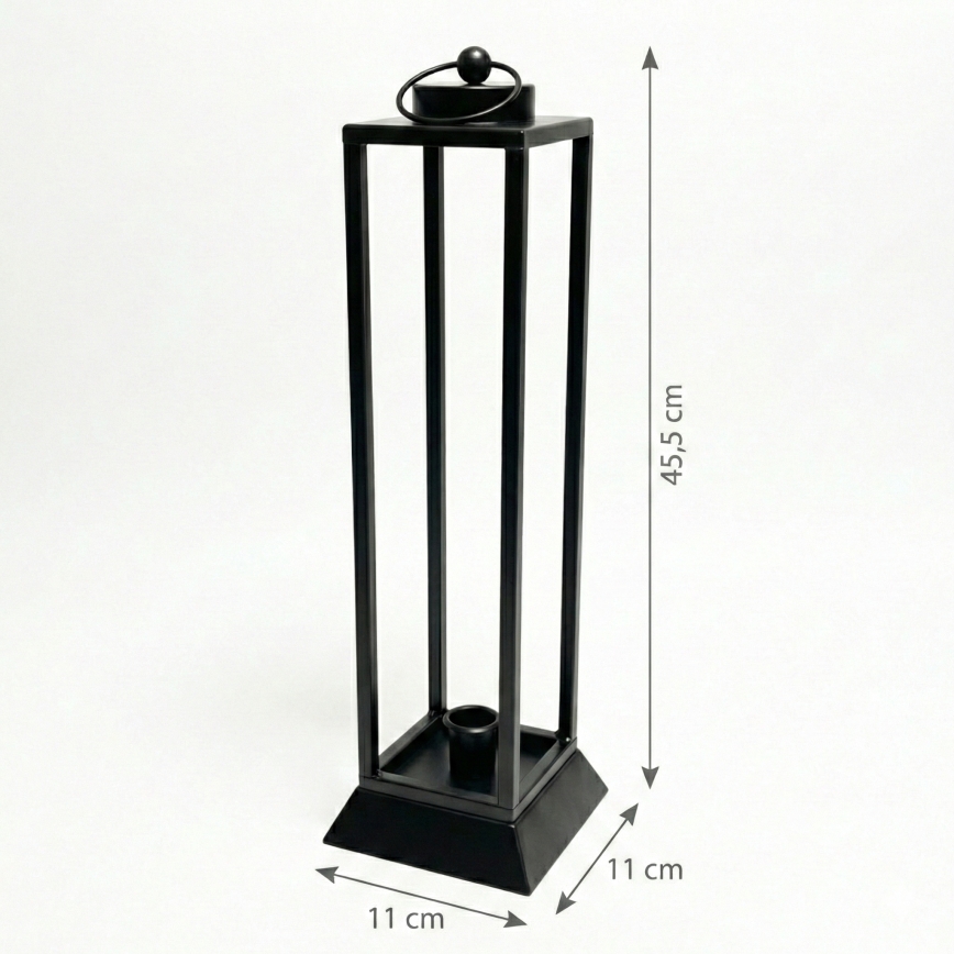 Dekoratyvinis žibintas HALL 45,5 cm juodas