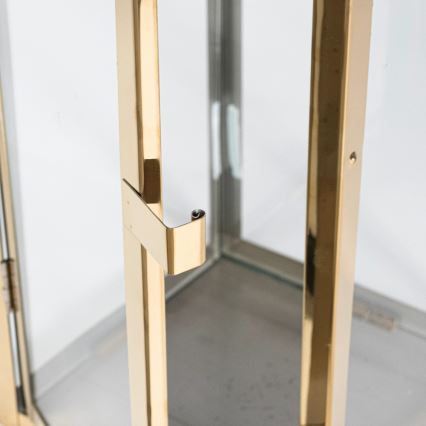 Dekoratyvinis žibintas TOWER, 29 cm, aukso spalvos