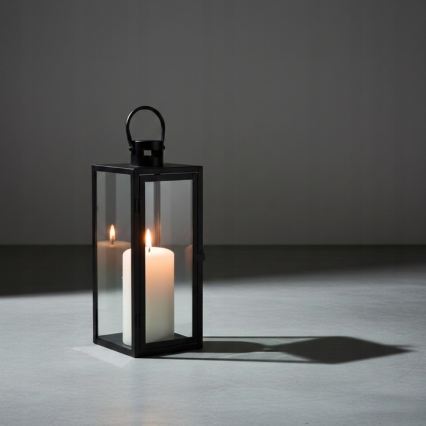 Dekoratyvinis žibintas TOWER 29 cm juodas