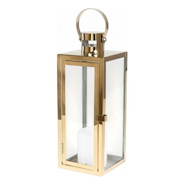 Dekoratyvinis žibintas TOWER 38 cm, aukso spalvos