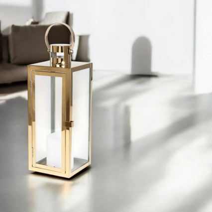 Dekoratyvinis žibintas TOWER 63 cm auksinis