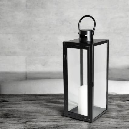 Dekoratyvinis žibintas TOWER 63 cm juodas