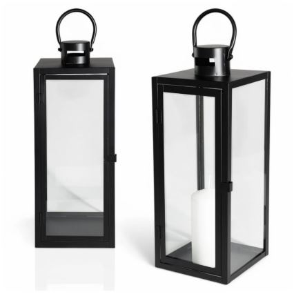 Dekoratyvinis žibintas TOWER 63 cm juodas