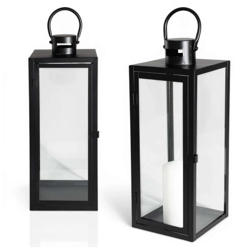 Dekoratyvinis žibintas TOWER 63 cm juodas