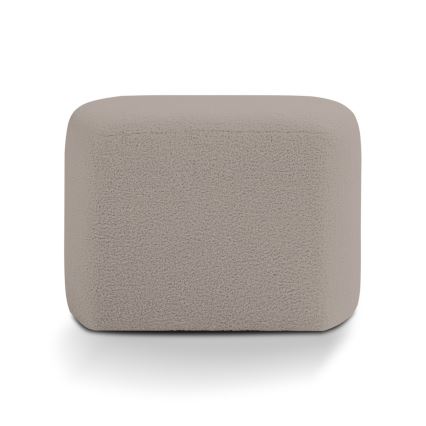Dizaino pufas ESTRELA 43x63 cm smėlio spalvos