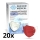 DEXXON MEDICAL Respiratorius FFP2 NR Raudona 20vnt