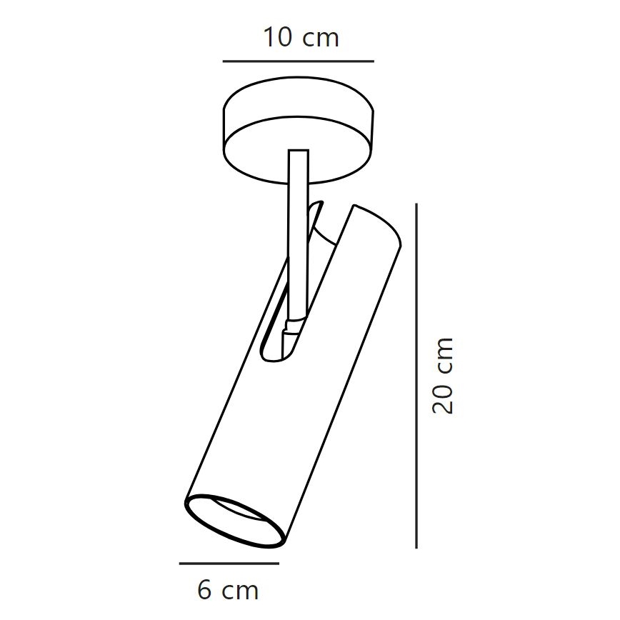 DFTP by Nordlux - Akcentinis apšvietimas MIB 1xGU10/8W/230V juoda