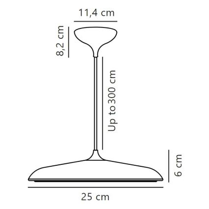 DFTP by Nordlux - LED Reguliuojamas pakabinamas sietynas ARTIST LED/14W/230V diametras 25 cm smėlio spalva