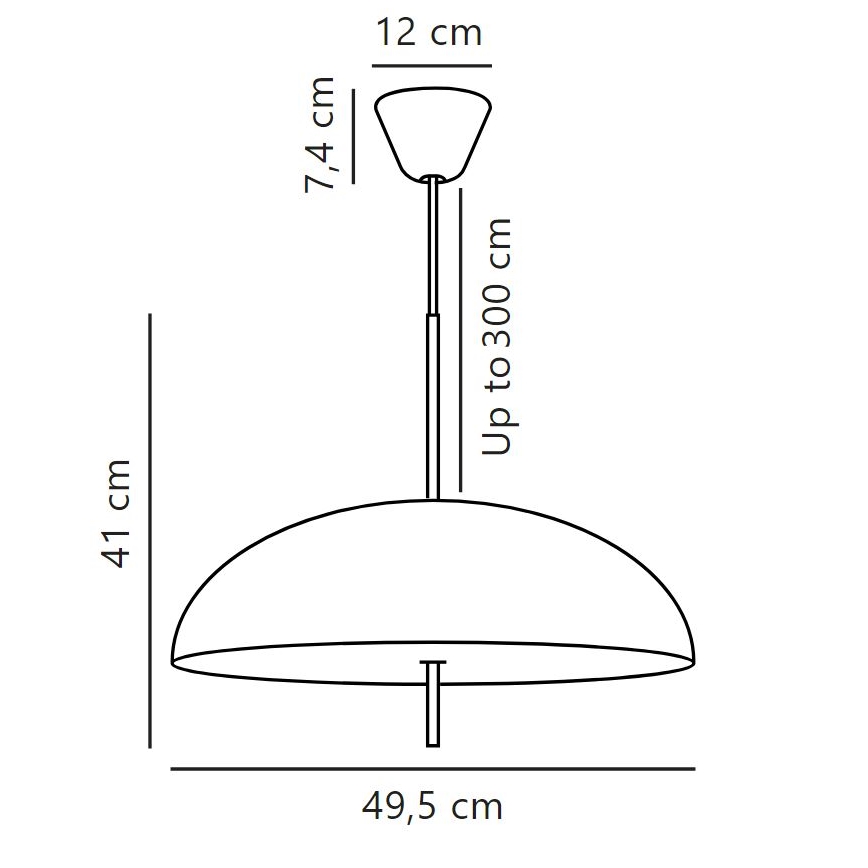 DFTP by Nordlux - Pakabinamas sietynas VERSALE 2xE27/15W/230V ruda