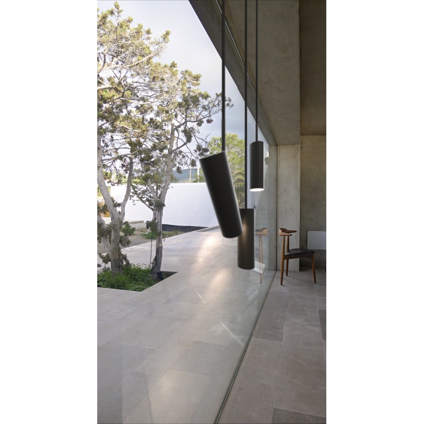 DFTP by Nordlux - pakabinamas šviestuvas su laidu MIB 1xGU10/8W/230V juodas