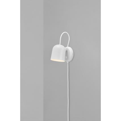 DFTP by Nordlux - Sieninis akcentinis šviestuvas Su USB port ANGLE 1xGU10/25W/230V balta