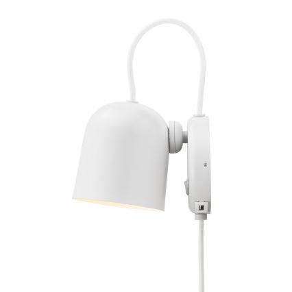 DFTP by Nordlux - Sieninis akcentinis šviestuvas Su USB port ANGLE 1xGU10/25W/230V balta
