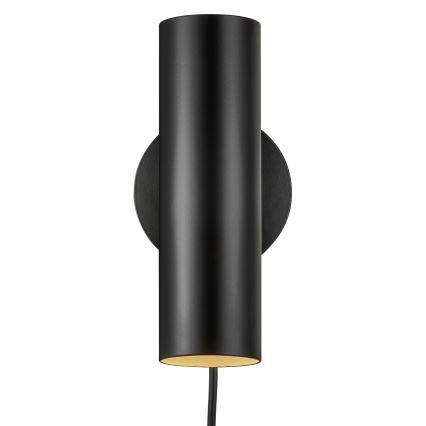 DFTP by Nordlux - Sieninis akcentinis šviestuvas MIB 1xGU10/8W/230V juoda