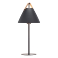 DFTP by Nordlux - Stalo lempa STRAP 1xE27/40W/230V juoda