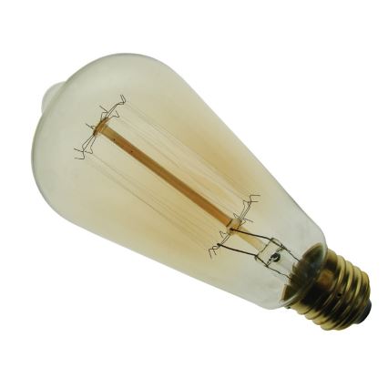 Didelio našumo dekoratyvinė pritemdoma lemputė SELEBY ST64 E27/60W/230V 2200K