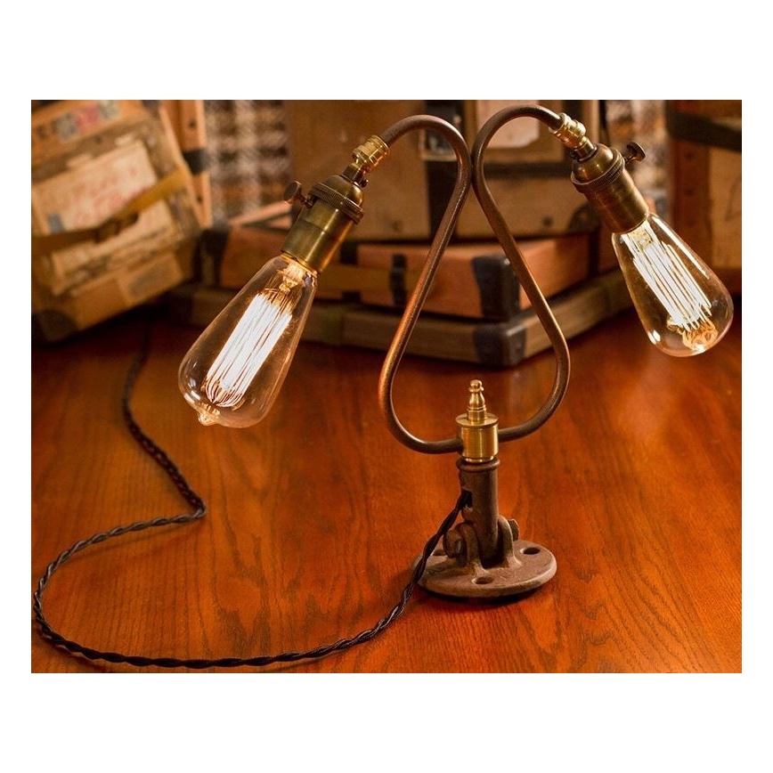 Didelio našumo dekoratyvinė pritemdoma lemputė SELEBY ST64 E27/60W/230V 2200K