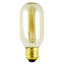 Didelio našumo dekoratyvinė reguliuojama elektros lemputė VINTAGE T45 E27/40W/230V