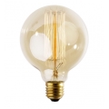 Didelio našumo dekoratyvinė reguliuojama lemputė  SELRED G125 E27/60W/230V 2200K 120 lm