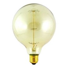 Didelio našumo dekoratyvinė reguliuojama lemputė VINTAGE G125 E27/40W/230V