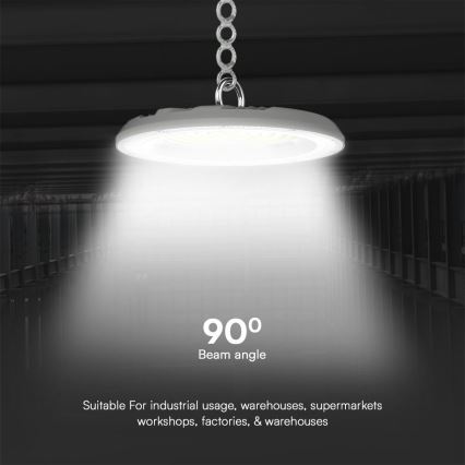 Didelio našumo LED šviestuvas High Bay LED/100W/230V 3000/4000/6500K IP65 ø 23,5 cm