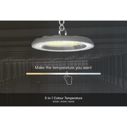 Didelio našumo LED šviestuvas High Bay LED/100W/230V 3000/4000/6500K IP65 ø 23,5 cm