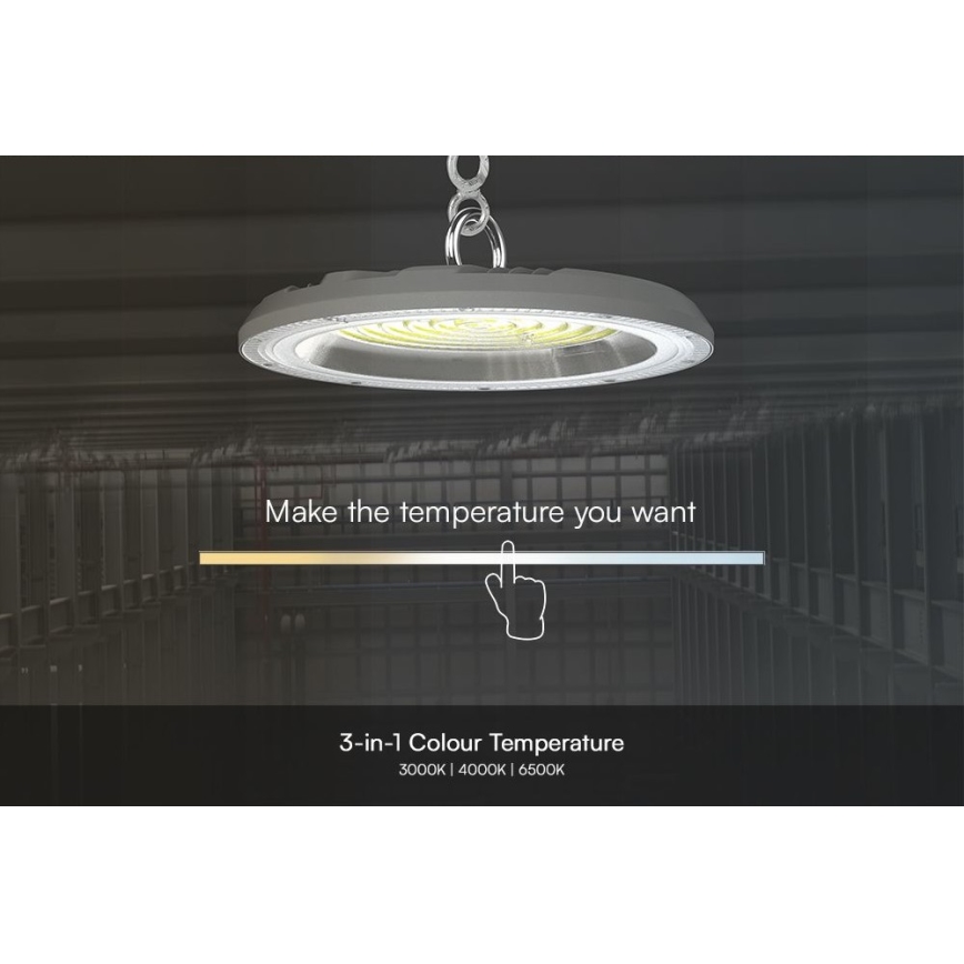Didelio našumo LED šviestuvas High Bay LED/100W/230V 3000/4000/6500K IP65 ø 23,5 cm