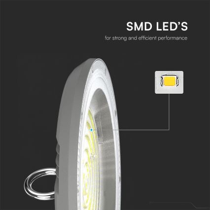 Didelio našumo LED šviestuvas High Bay LED/100W/230V 3000/4000/6500K IP65 ø 23,5 cm